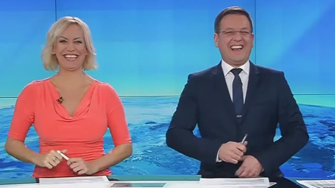 Jani Muhič in Petra Kerčmar nasmejala gledalce oddaje 24UR
