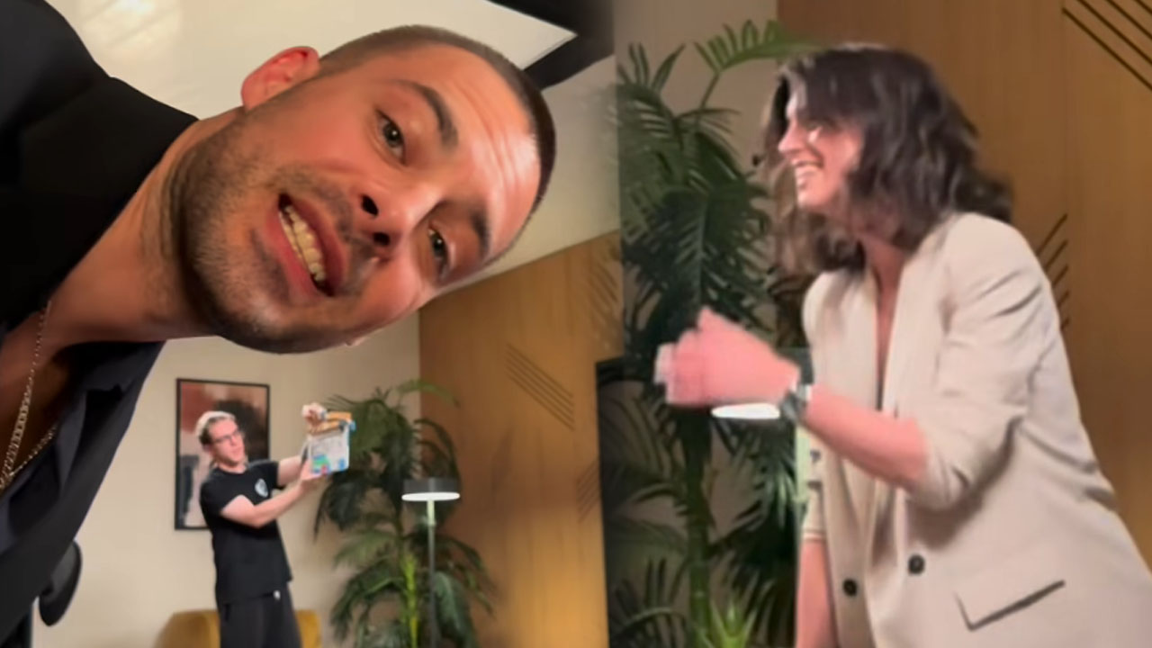 Boban iz serije Nemirna kri je objavil posnetek Sarinega smeha med snemanjem