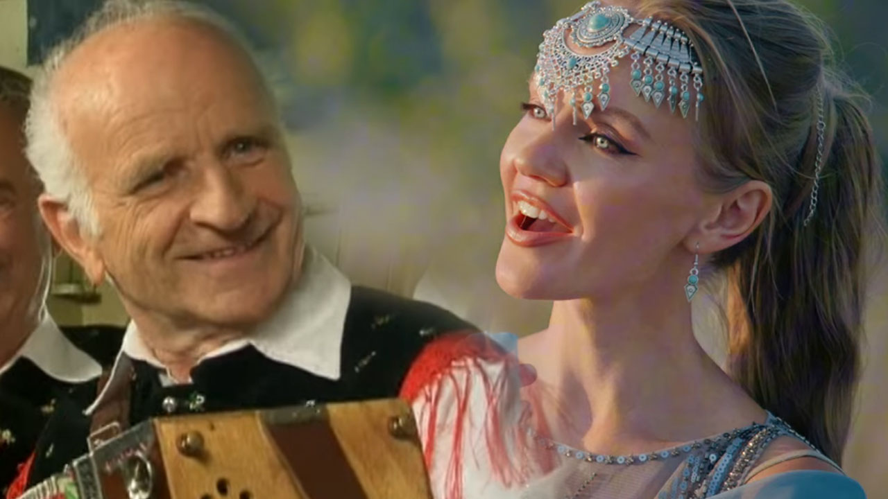 Tatyna Inyshina iz Rusije je zapela pesem Lojzeta Slaka