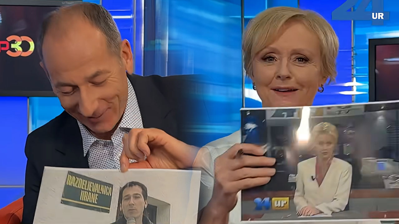 Darja Zgonc in Edi Pucer sta se nasmejala ob njunih fotografijah iz preteklosti