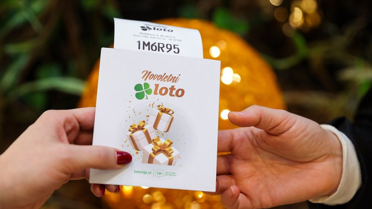 Srečka za Novoletni loto