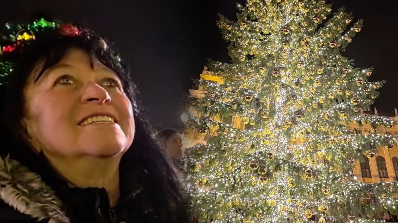 Robert Roškar na božičnem Dunaju pokazal eno najlepše okrašenih božičnih jelk