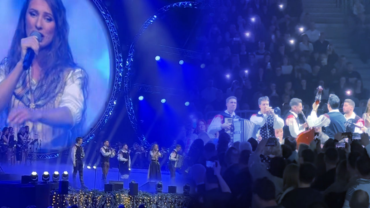 Ansambel Saša Avsenika v Stožicah ganil s koncertom Zimska pravljica