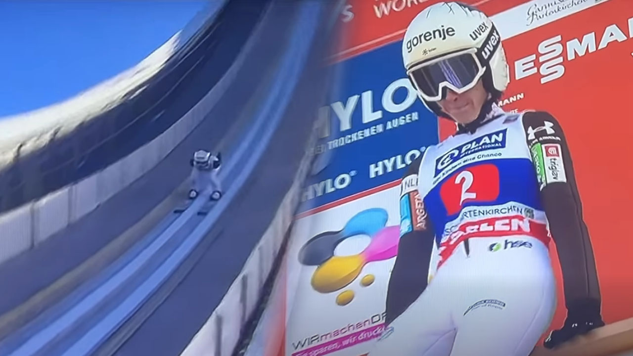 Nika Prevc suvereno do zmage na silvestrski tekmi smučarskih skakalk v Garmischu