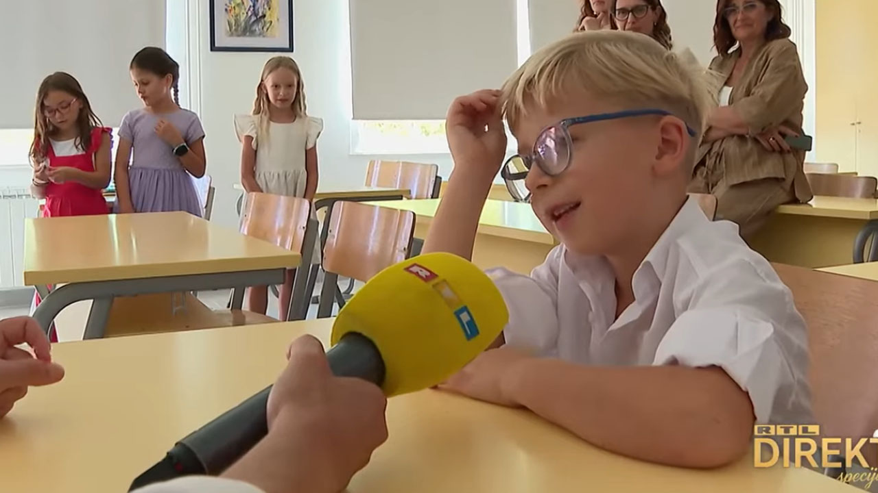 7-letni David iz Hrvaške nasmejal z izjavo, da si želi samo spati