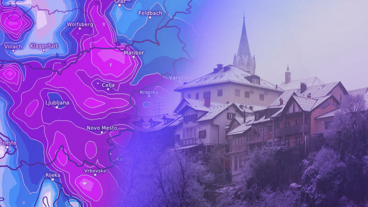 Jutri bo Slovenijo zajelo novo sneženje, v četrtek do -15 stopinj Celzija