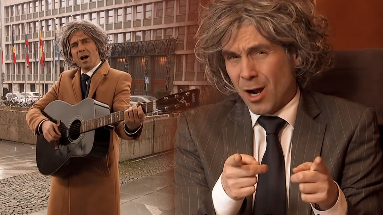 Tilen Artač kot Robert Golob priredil uspešnico Jana Plestenjaka