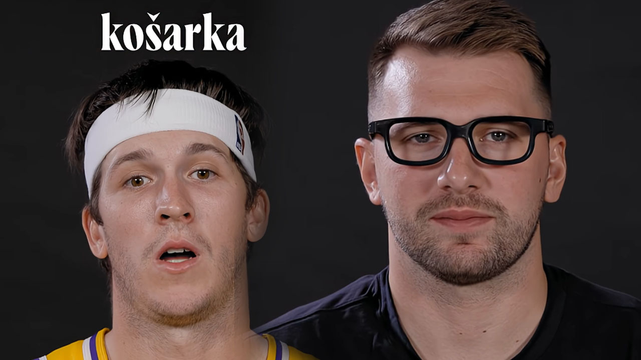 Luka Dončić soigralce iz Los Angeles Lakers učil slovenskega jezika