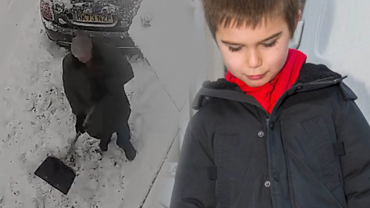 Kamera posnela hudobno dejanje upokojenca, uničil je snežaka 5-letnega otroka