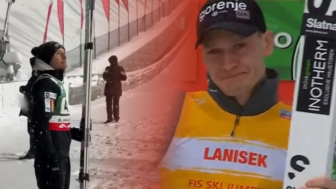 Poljaki ganili Anžeta Laniška ob zmagi v Zakopanah