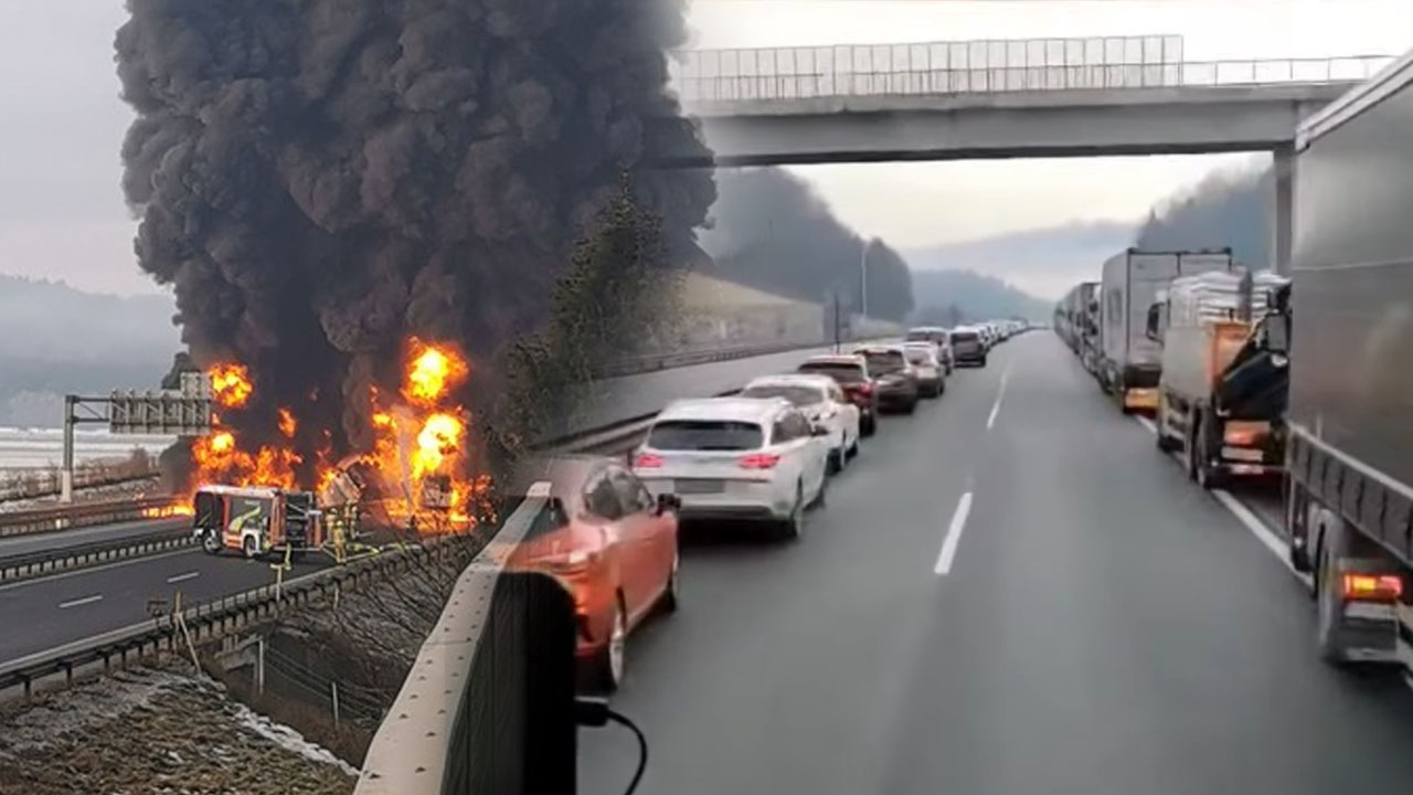 Gasilci PGD Trebnje objavili posnetek intervencije, ko so hiteli na pomoč ob eksploziji cisterne na štajerski avtocesti