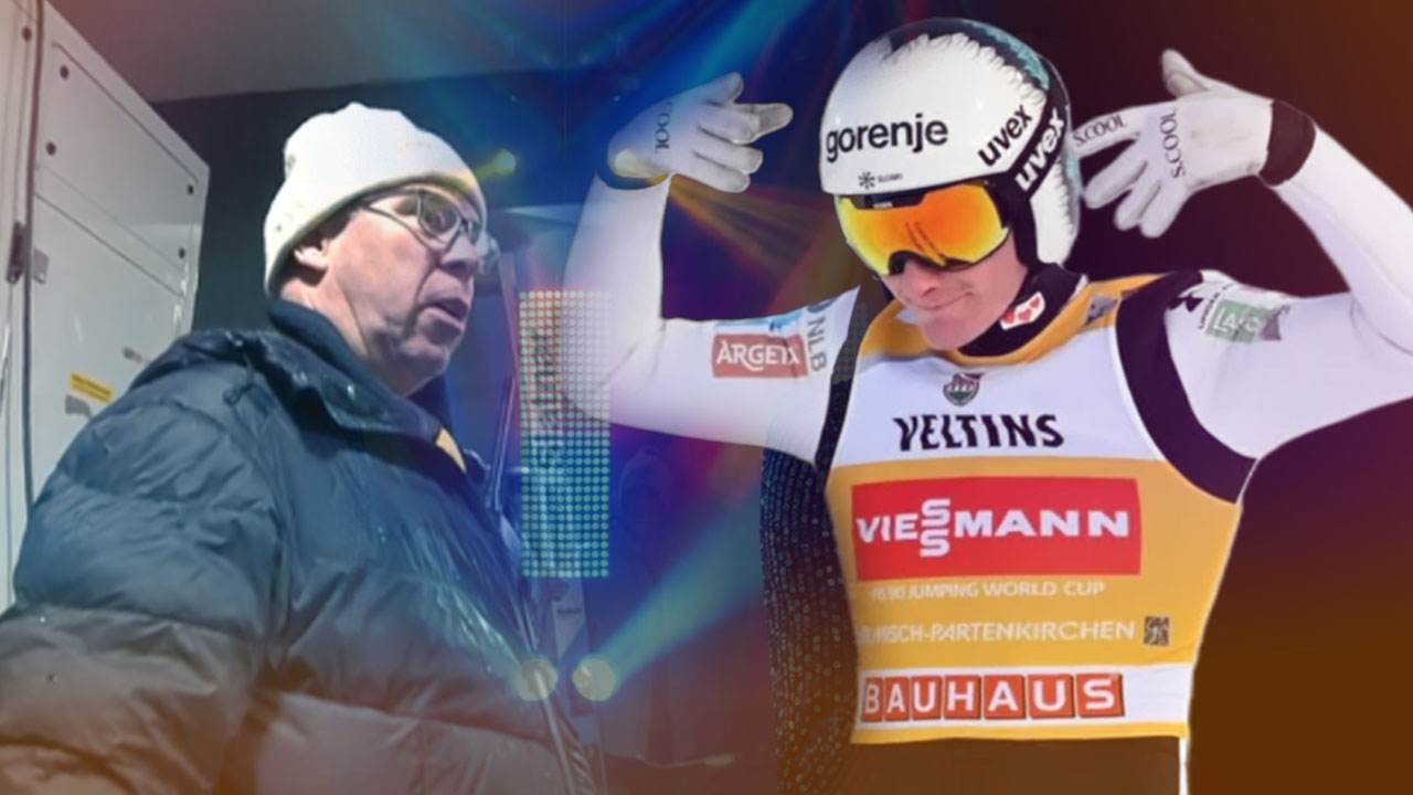 Pesem po spornem posegu kontrolorja opreme v Oberstdorfu, ko je Domen Prevc ostal brez skoka