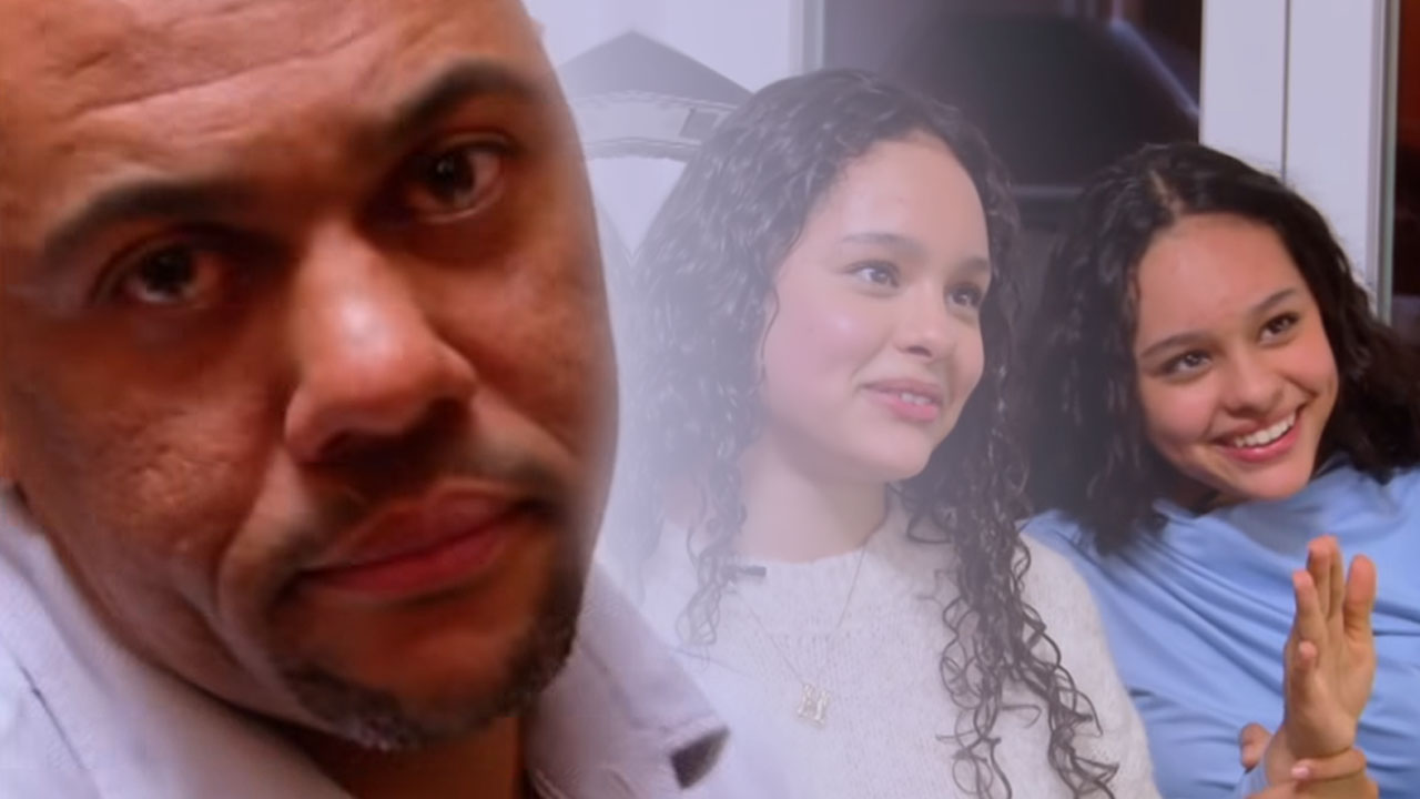 Hčerki Marcosa Tavaresa v oddaji Riba, raca, rak ob priznanju šolske potegavščine