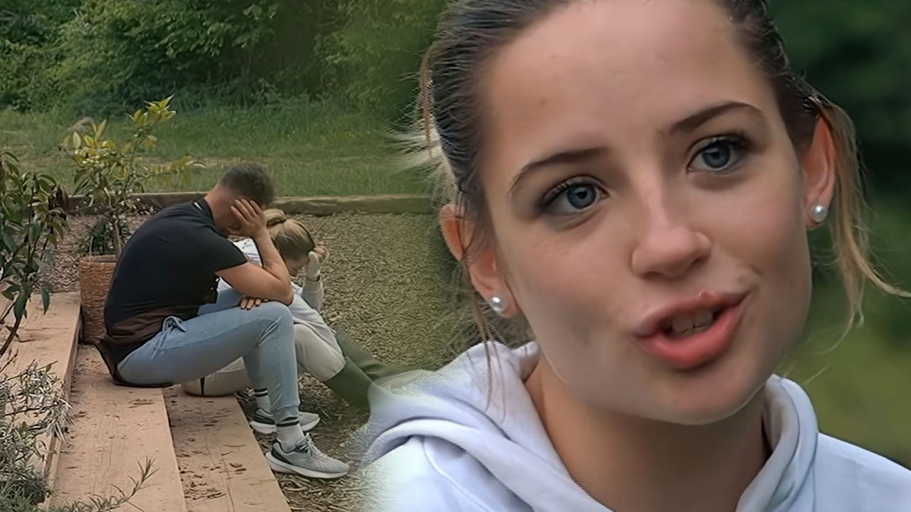 Nuša Šebjanič in Jan Zore v šovu Kmetija med spogledljivim pogovorom