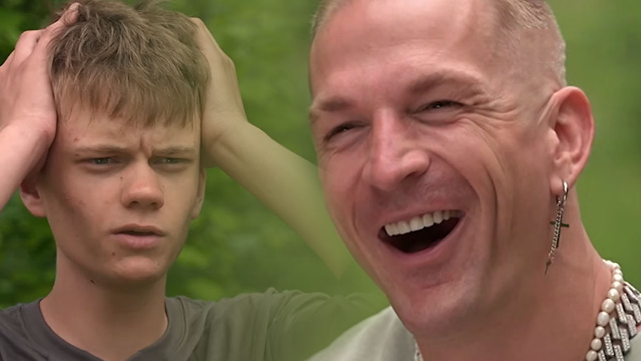 Igor Mikič vstopa v šov Kmetija in z izjavo razburja gledalce