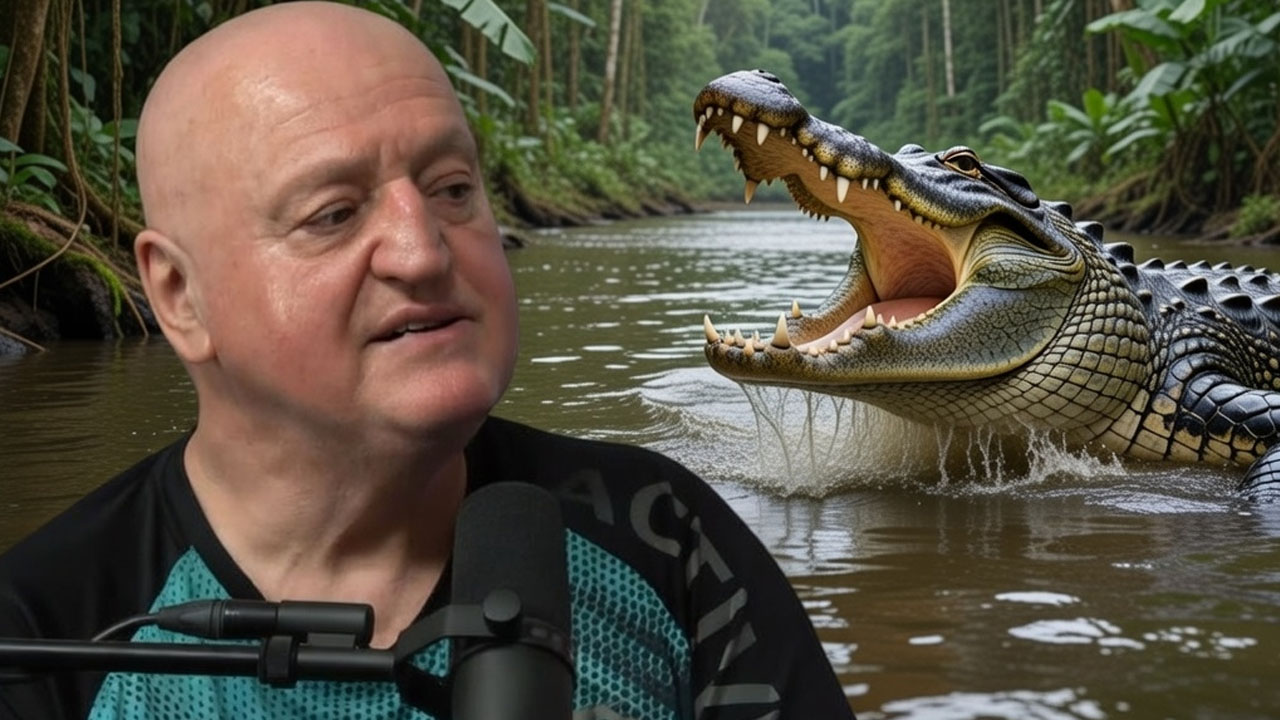 Martin Strel v podkastu Radia Ekspres pripoveduje o plavanju po Amazonki in srečanjih s krokodili