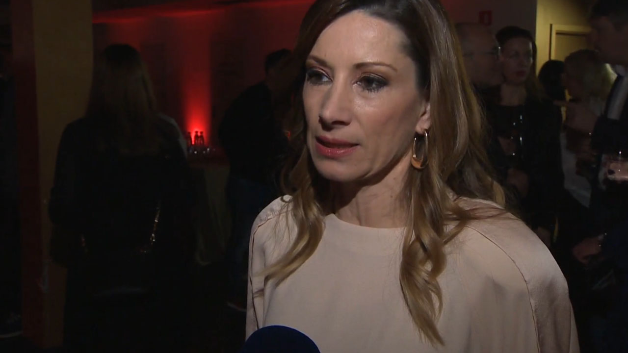 Erika Žnidaršič na podelitvi nagrade Izbrana znamka zaupanja 2026 za oddajo Tarča