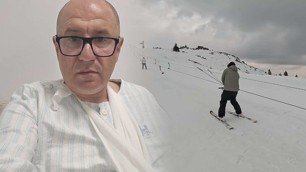 Tomaž Gorec iz bolnišnice sporoča, da čaka na operacijo po padcu na smučanju