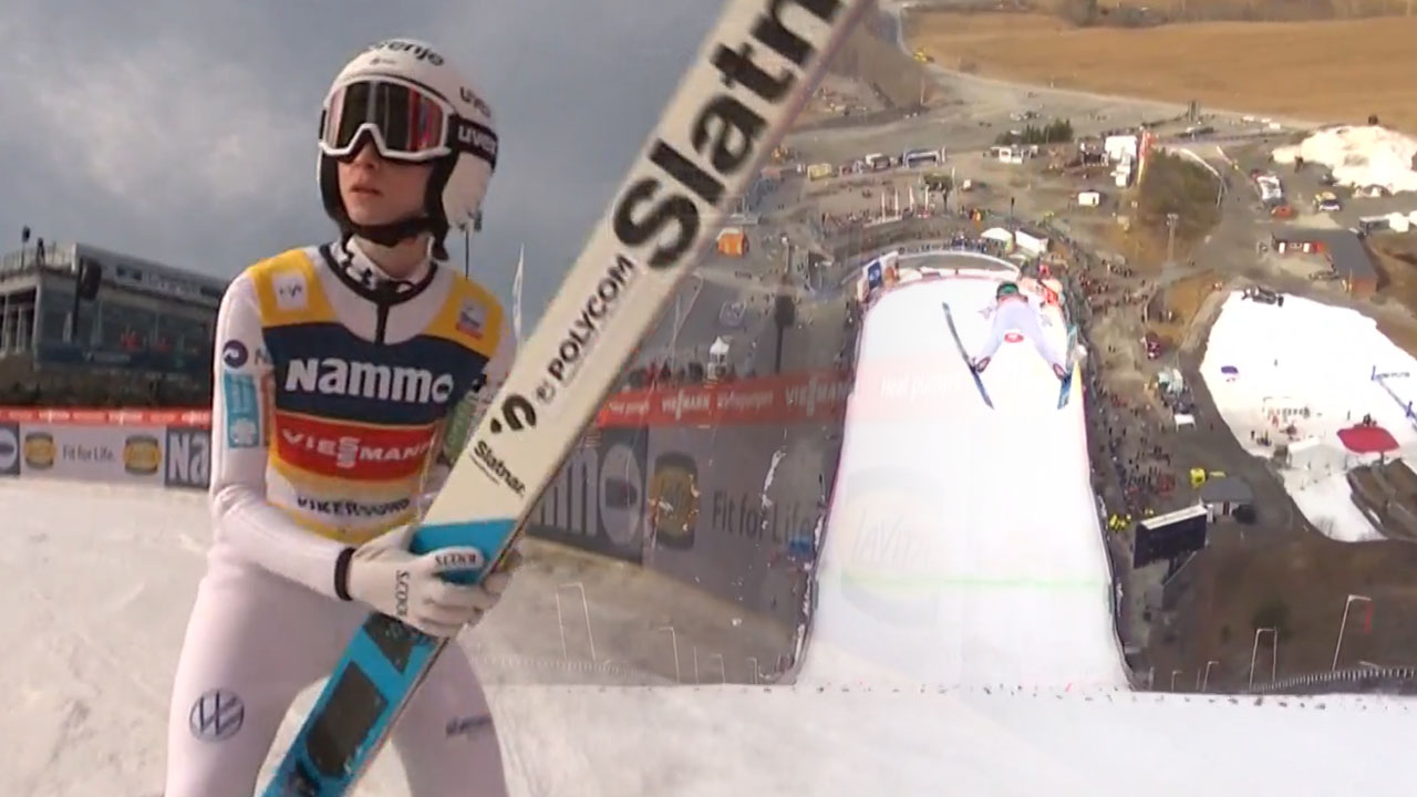 Nika Prevc na drugem mestu v poletih v Vikersundu