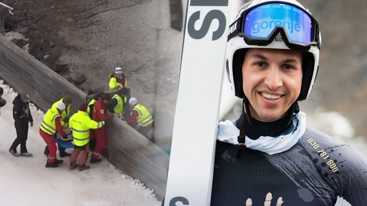 Lojze Petek v Vikersundu kot predskakalec preletel 200 metrov