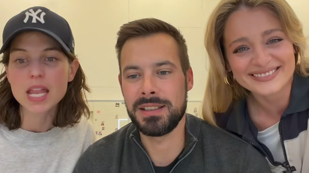 Igralci iz serije Nemirna kri Ammar Mešić, Lea Mihevc in Ondina Kerec nasmejali s primerjavo besed