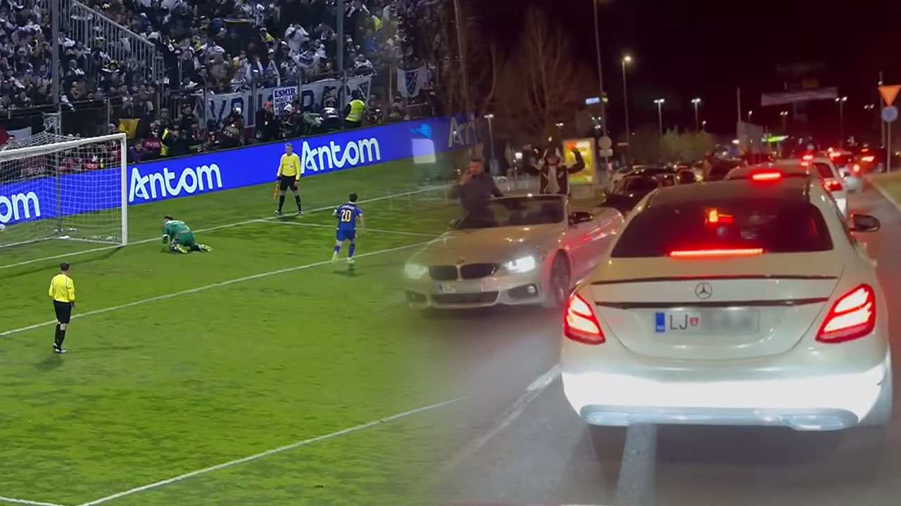 Nogometaši Bosne in Hercegovine slavijo zmago nad Italijo po enajstmetrovkah v Zenici, slavje v Sloveniji