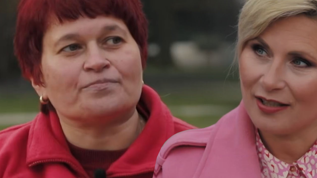 Barbara iz družine Majdič v oddaji Delovna akcija skupaj z Ano Praznik