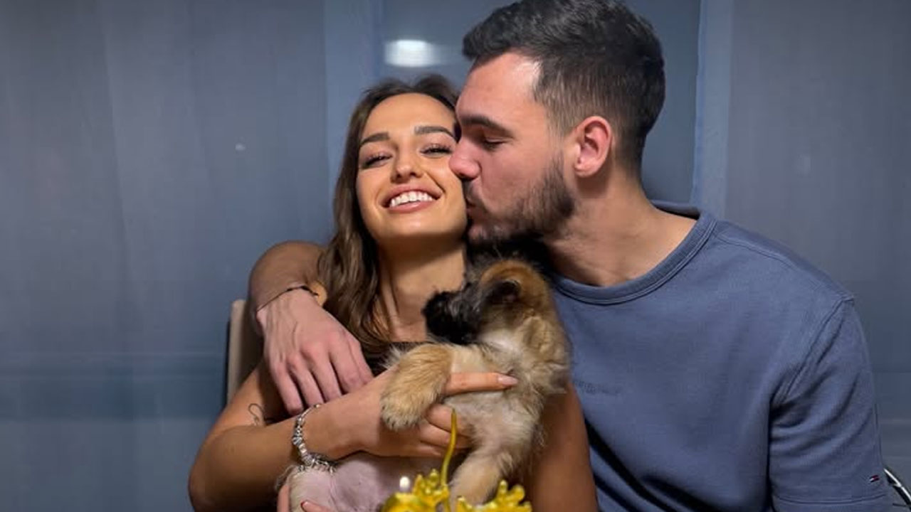 Kaja Casar in Karlo Godec po šovu Sanjski moški Hrvaške