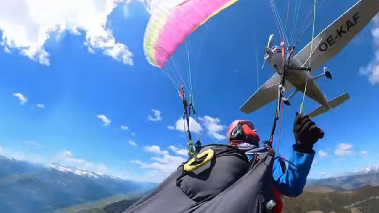 Letalo Cessna v Avstriji trčilo v padalo 44-letnice, skoraj bi se končalo s tragedijo