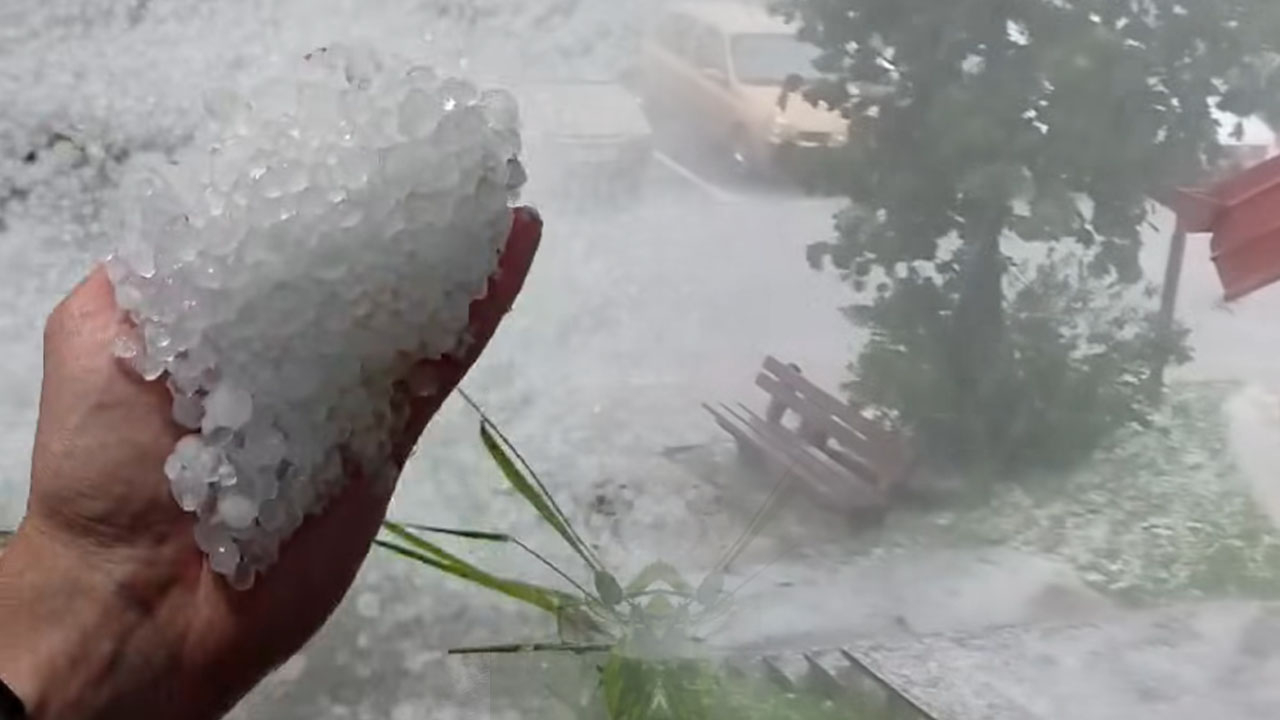 Nevihtno dogajanje širom države, težave povzročajo toča, močan veter in udari strel