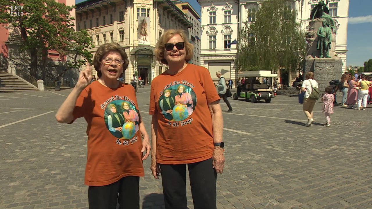 Potujoči babici iz Teksasa obiskali svet v 80 dneh, zdaj na obisku v Sloveniji