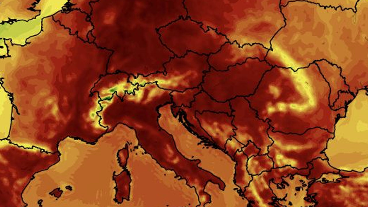 Junijski vročinski val nad Evropo, ki bo v Sloveniji lahko trajal do začetka julija