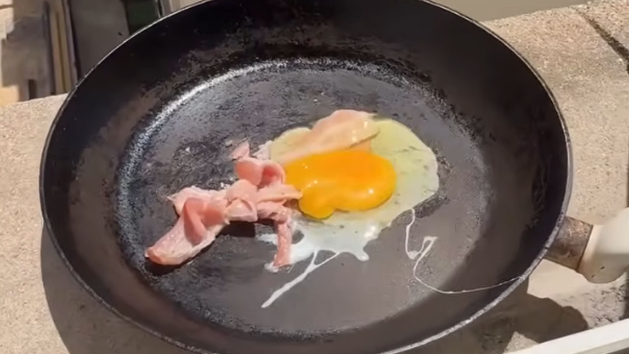 V Parizu tako vroče, da jajca pečejo kar na soncu
