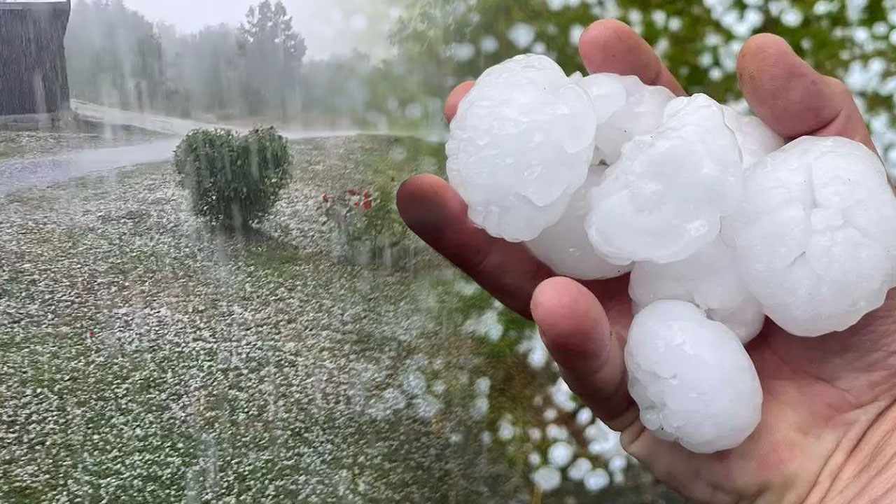 Debela toča na Hrvaškem, tik ob meji s Slovenijo
