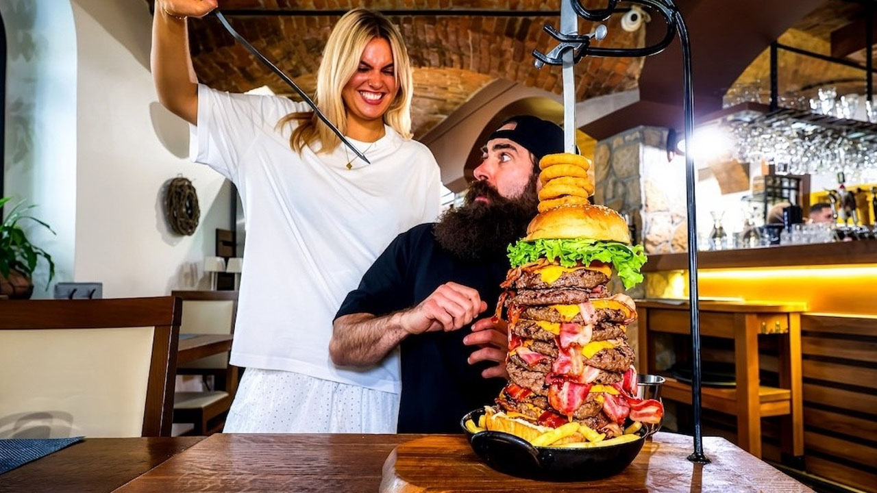 BeardMeatsFood v Celju postavil nov rekord z velikanskim burgerjem Fat Joe