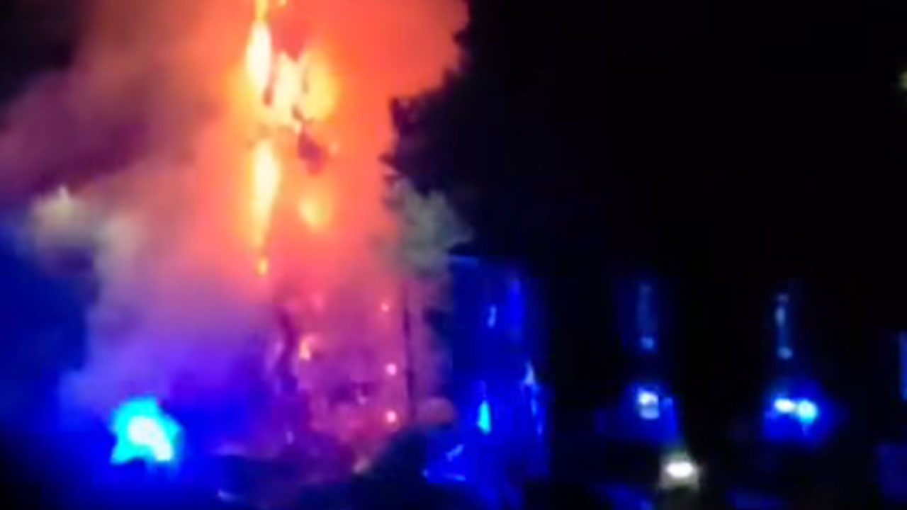 Požar zabojnikov za odpadke v Ulici II. prekomorske brigade v Kopru