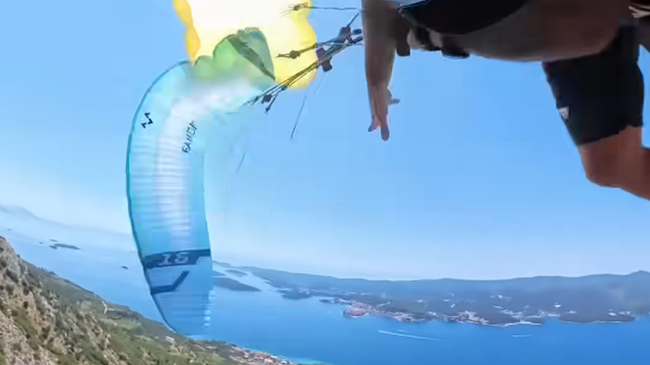 Slovenski padalec Davor Podbregar strmoglavil na hrvaški obali, nesrečo posnel na kamero