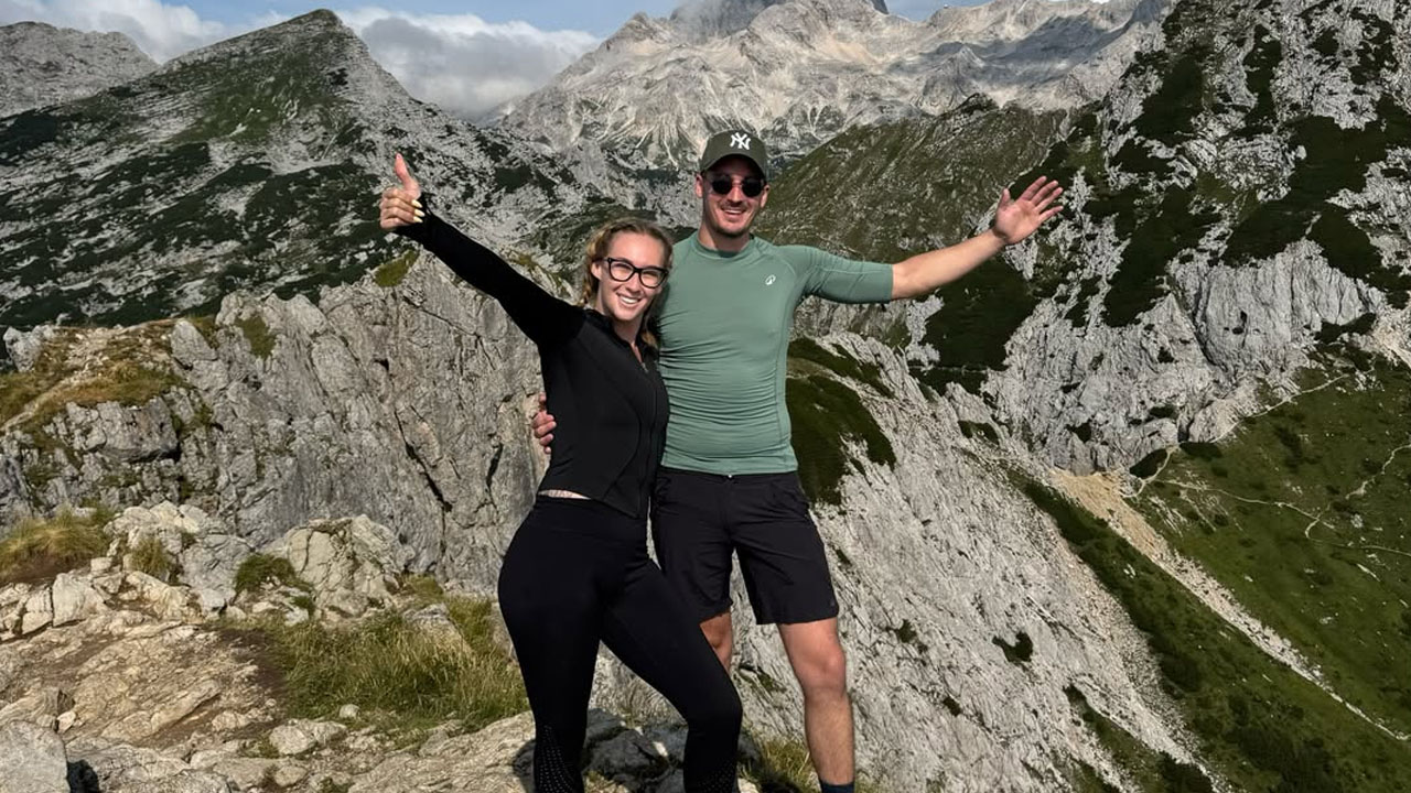Žan Zore in Tamara Talundžić s fotografijo potrdila govorice, da sta par