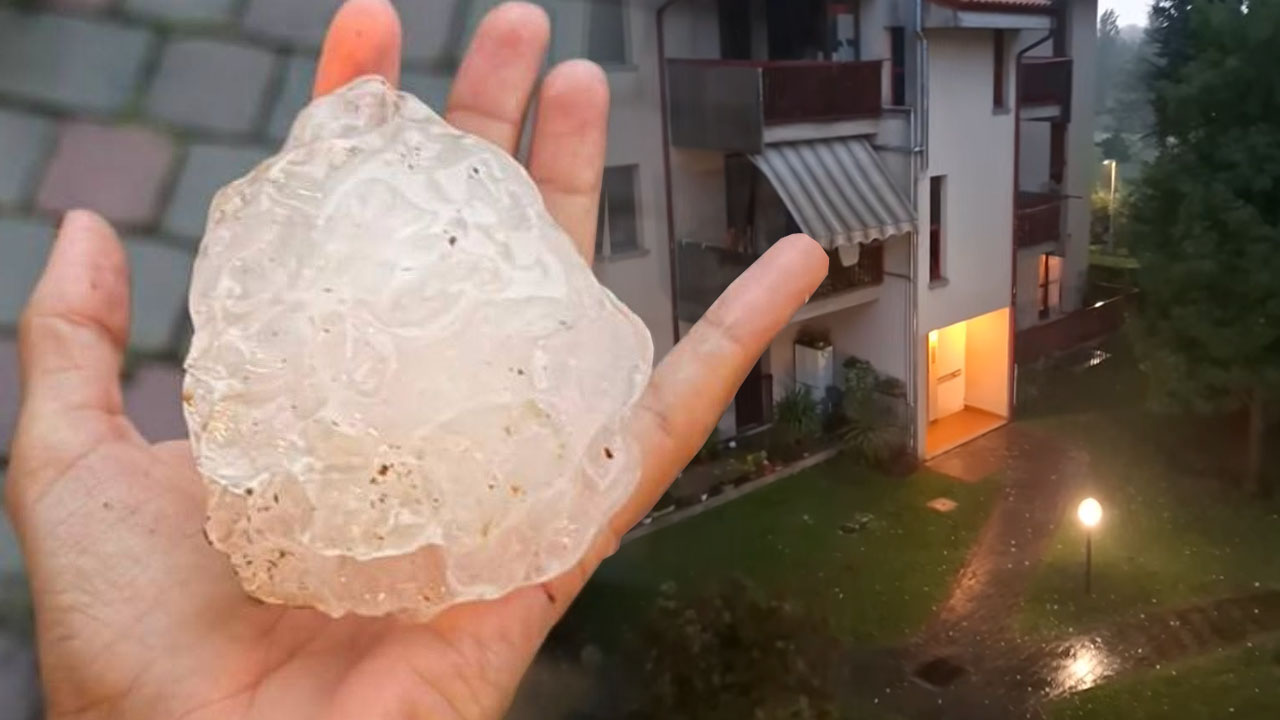 Debela toča v Lombardiji, presegla 10 cm