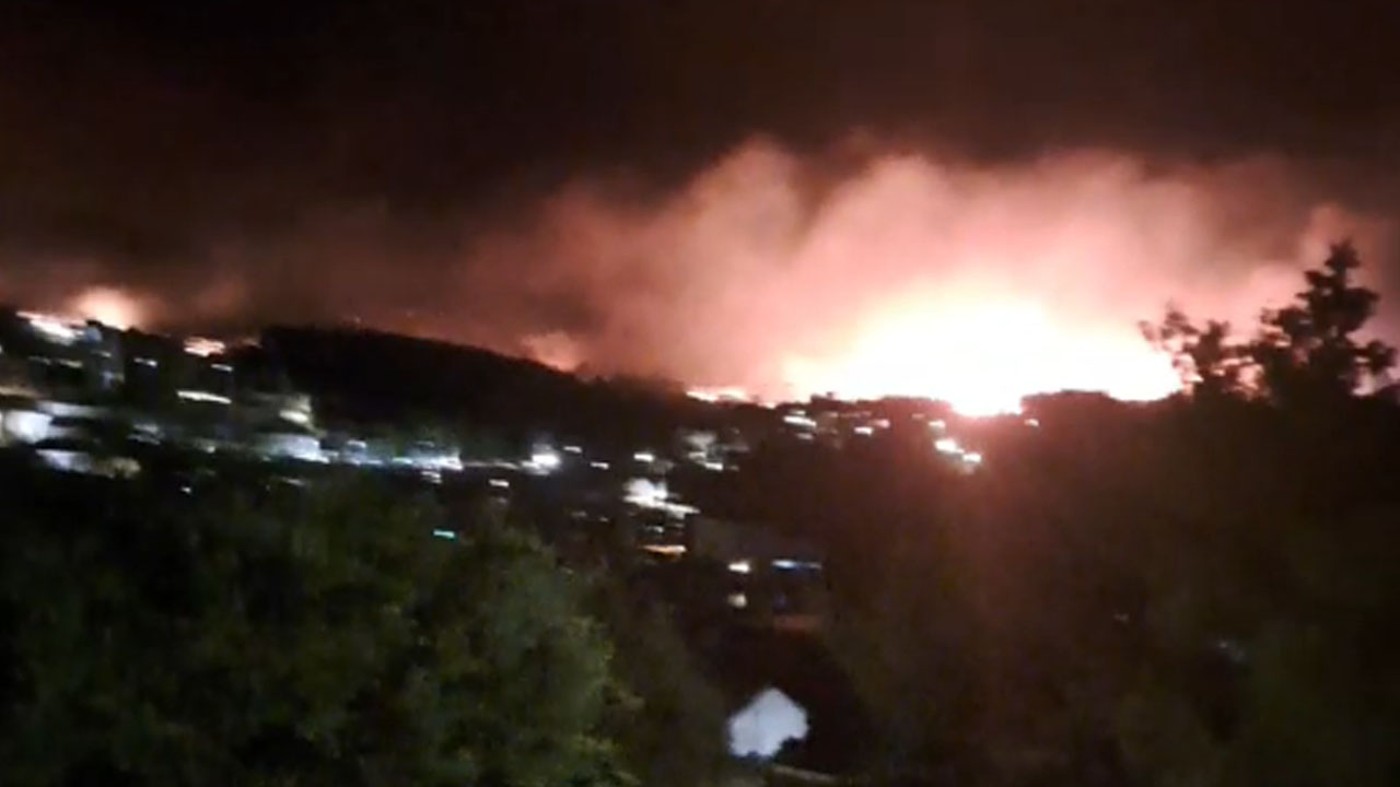 Slovenka na otoku Brač posnela prizore med obsežnim požarom