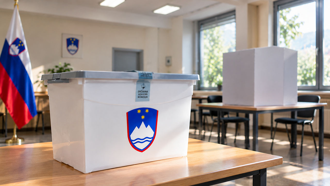 Volišče med glasovanjem na referendumih v Sloveniji 11. oktobra 2026