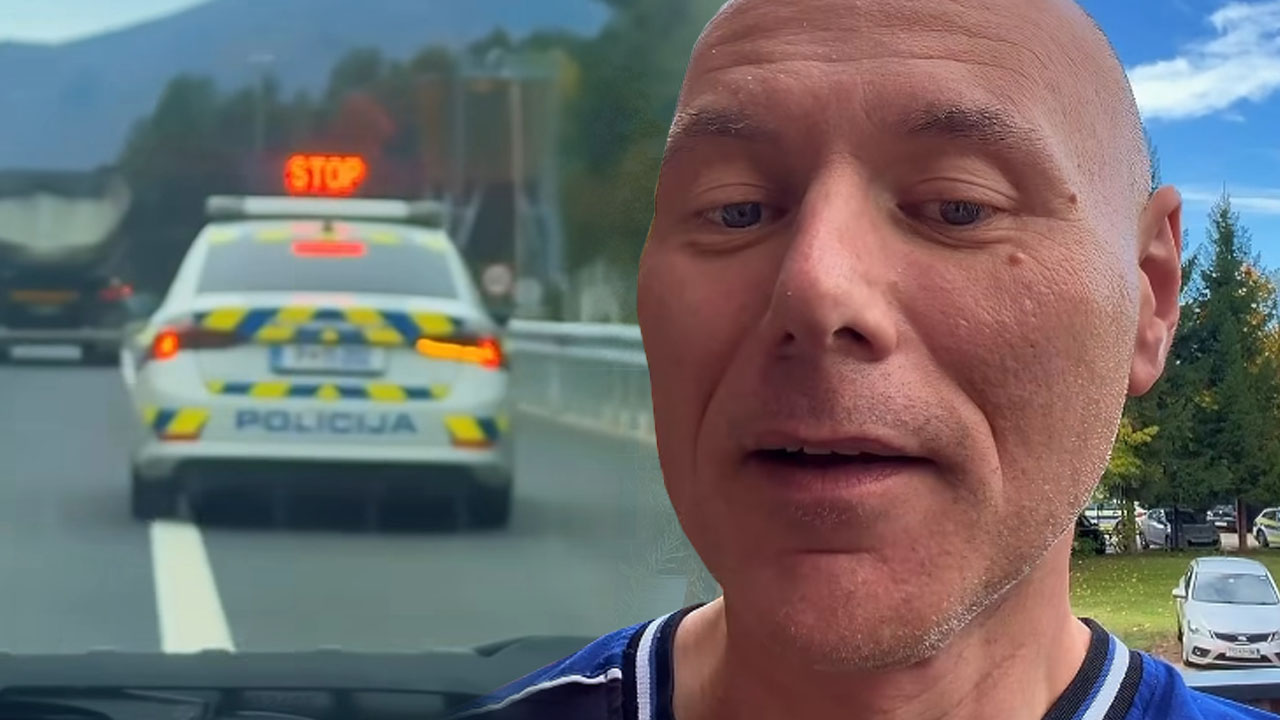 Gregorja Spudiča ustavili policisti